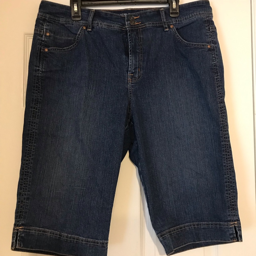Denim capris